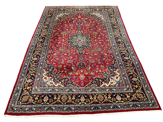Orientteppich handgeknüpft Sarough beste Wolle 300x200 cm