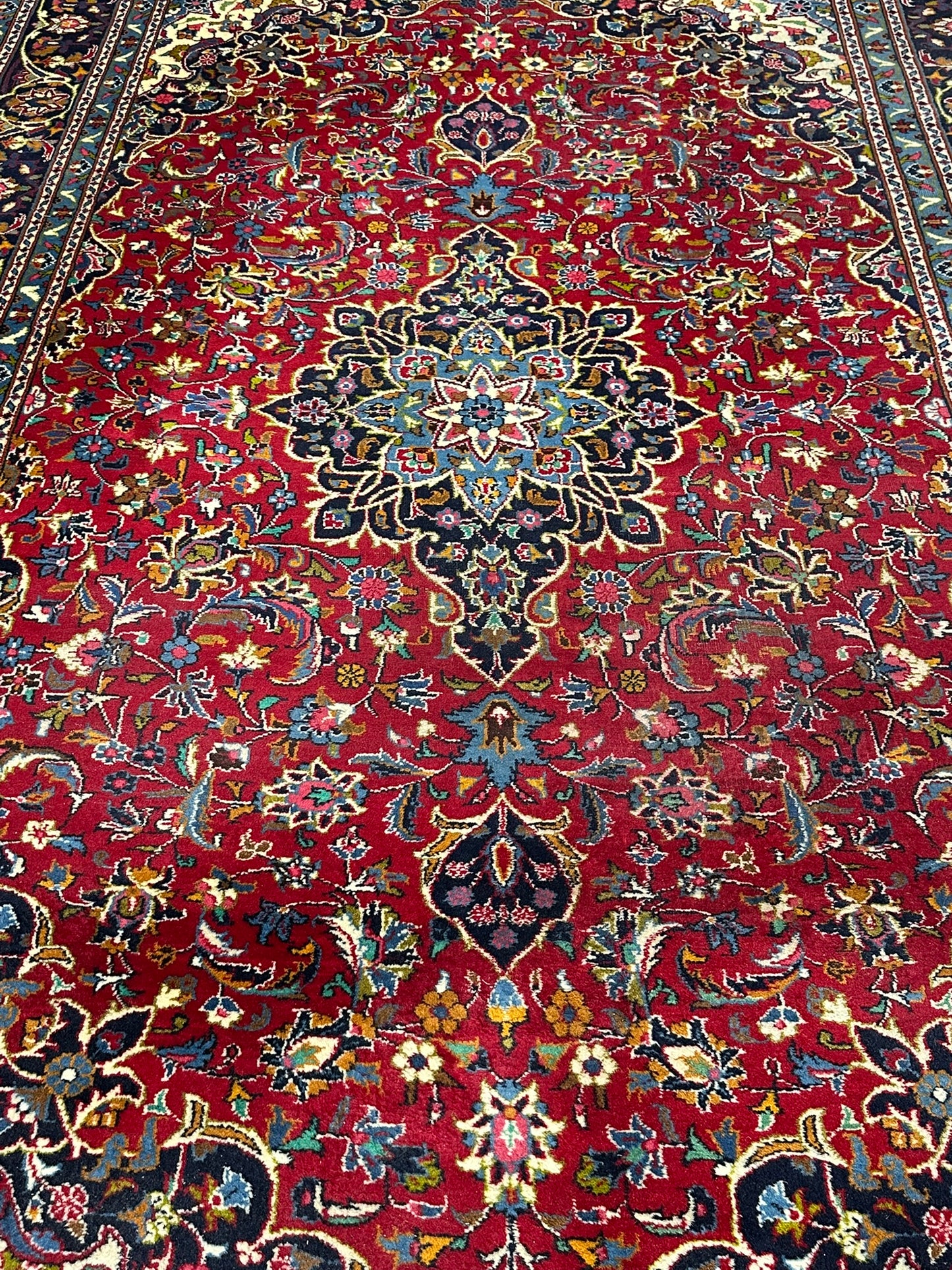 Orientteppich handgeknüpft Sarough beste Wolle 300x200 cm