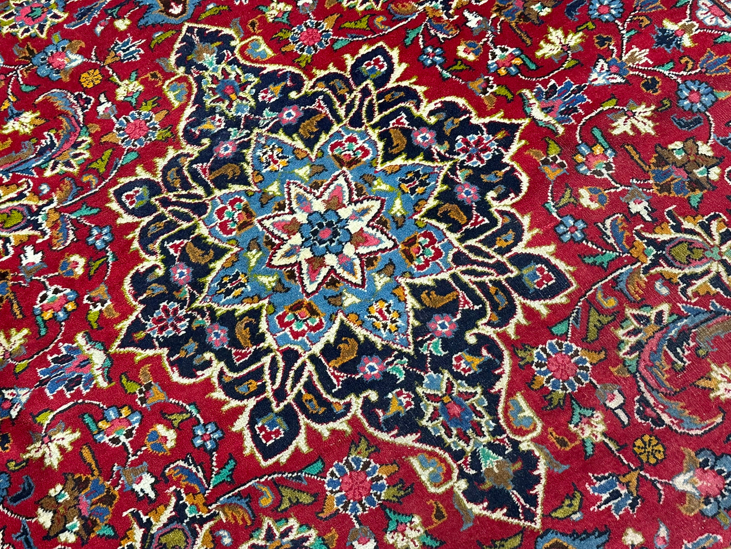 Orientteppich handgeknüpft Sarough beste Wolle 300x200 cm