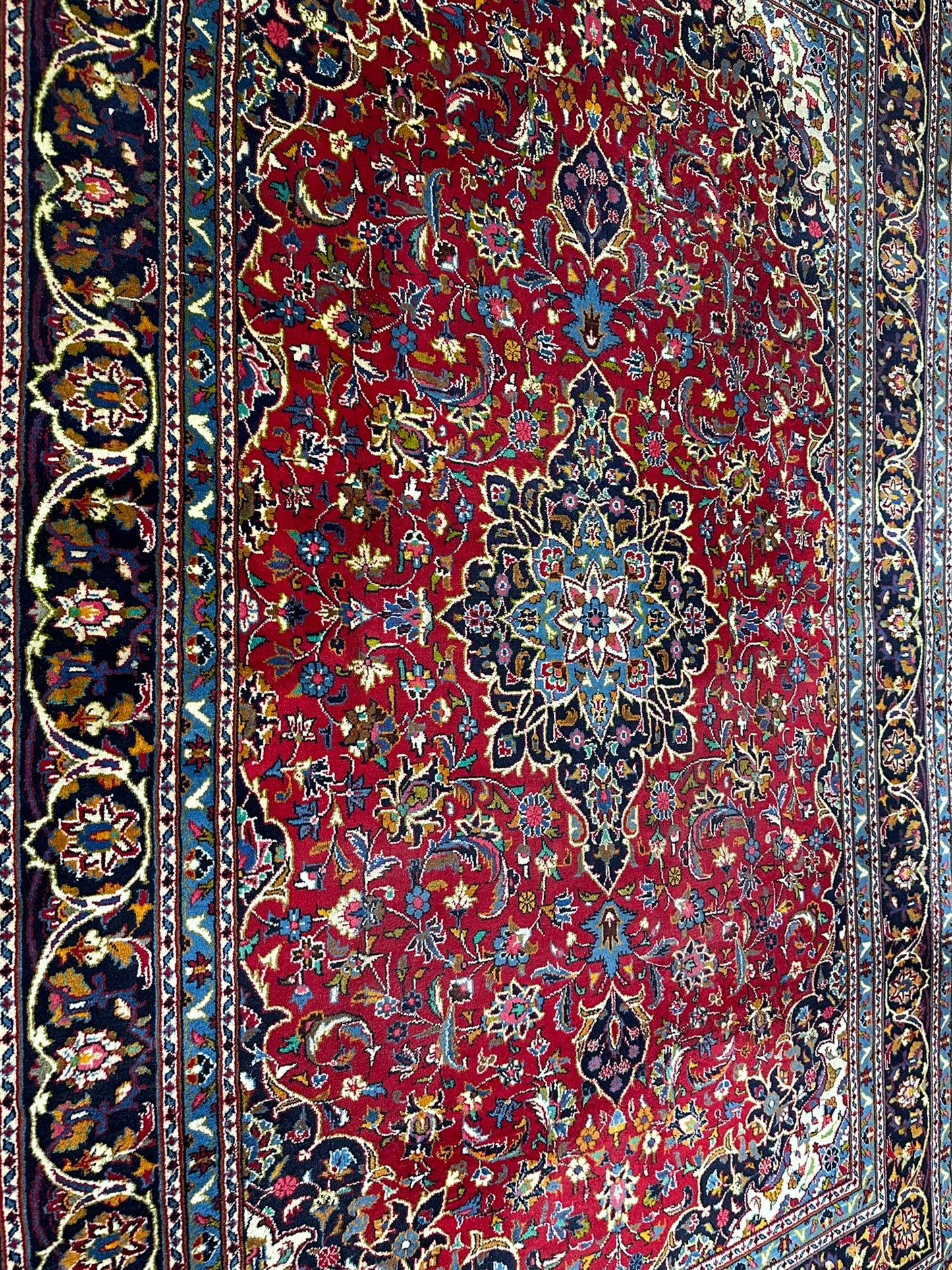 Orientteppich handgeknüpft Sarough beste Wolle 300x200 cm