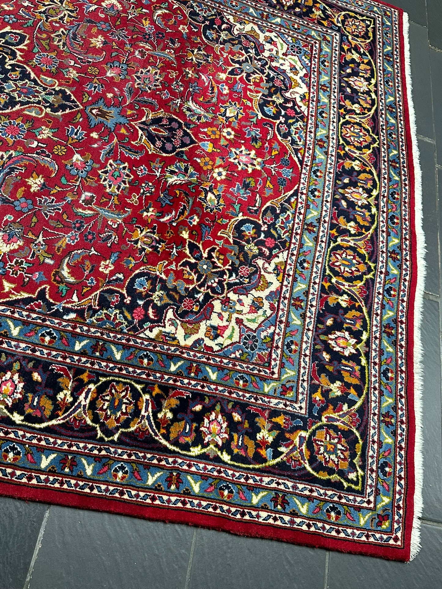 Orientteppich handgeknüpft Sarough beste Wolle 300x200 cm