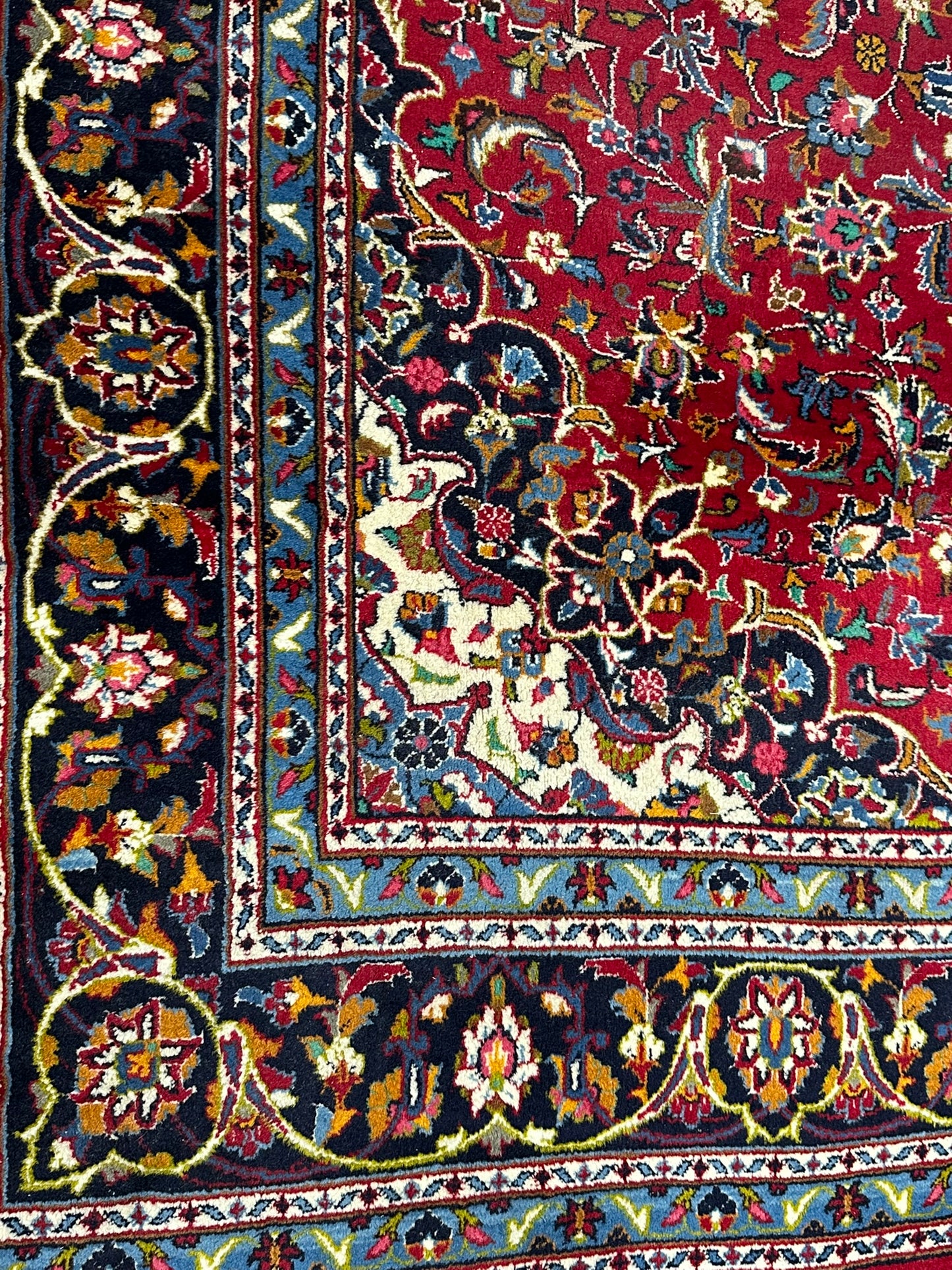 Orientteppich handgeknüpft Sarough beste Wolle 300x200 cm