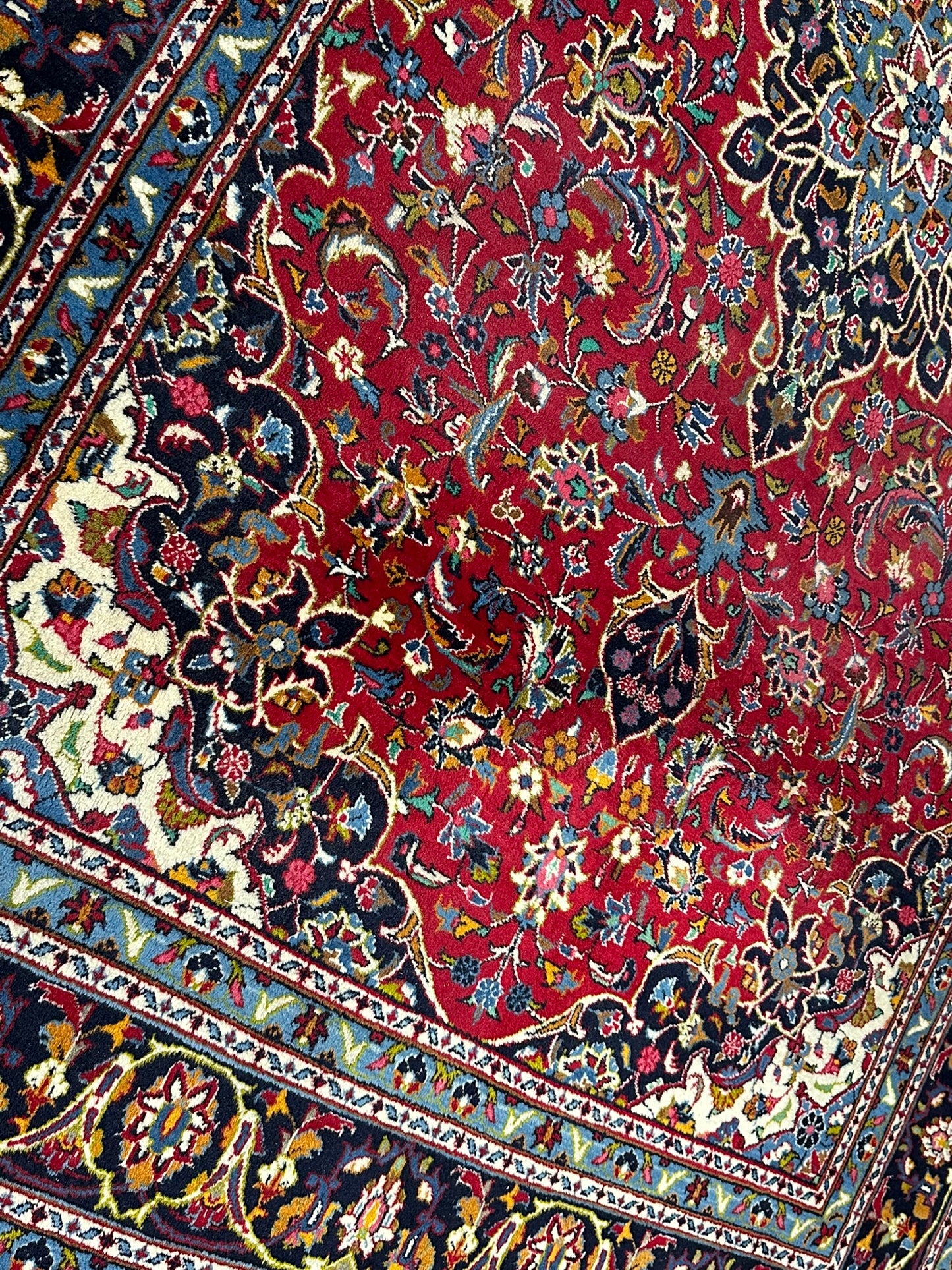 Orientteppich handgeknüpft Sarough beste Wolle 300x200 cm