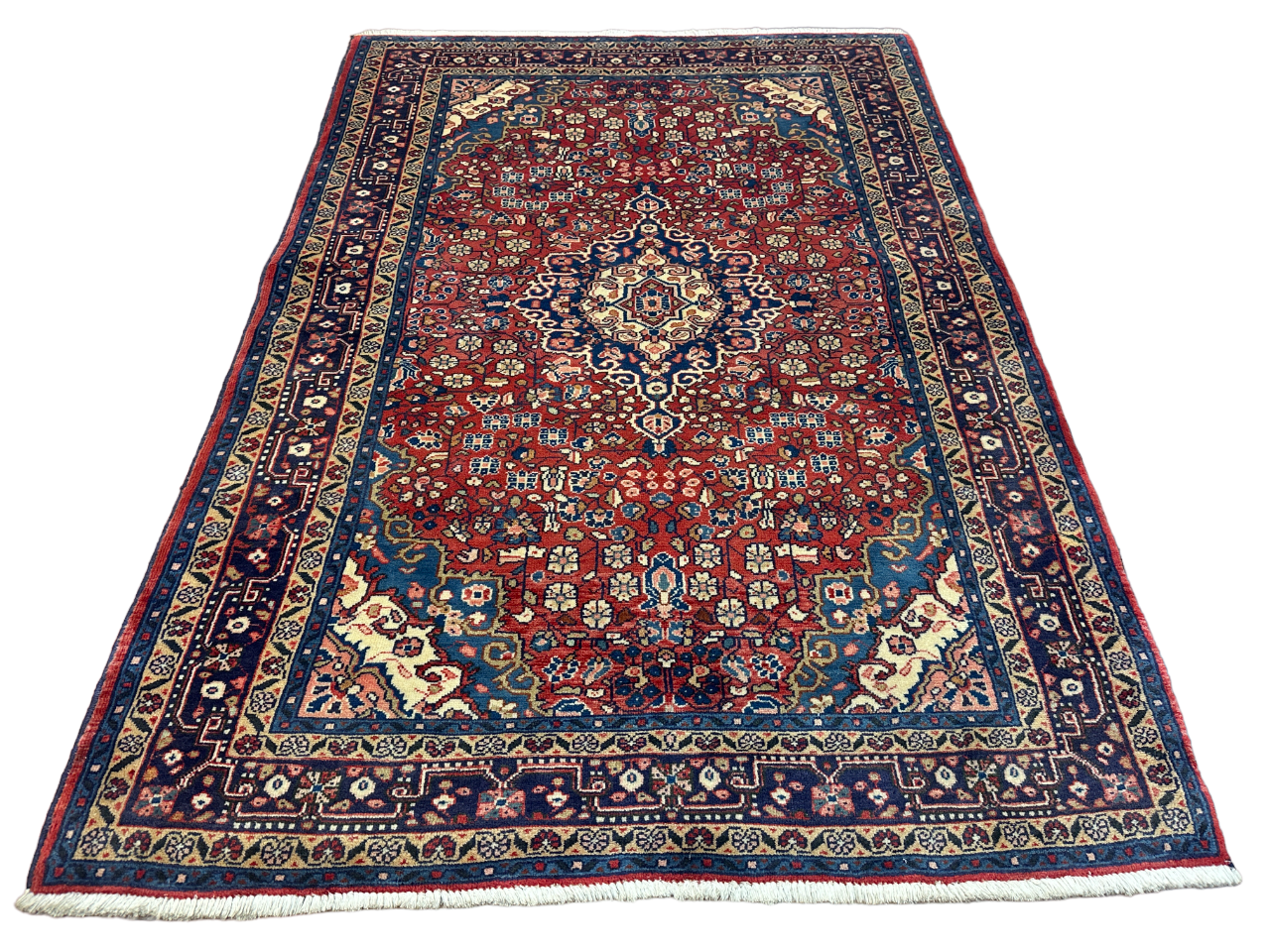 Handgeknüpfter Perser Orientteppich Sarouk Malayer 210x135 cm