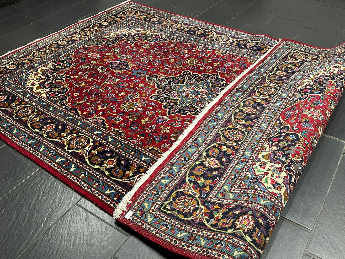 Orientteppich handgeknüpft Sarough beste Wolle 300x200 cm