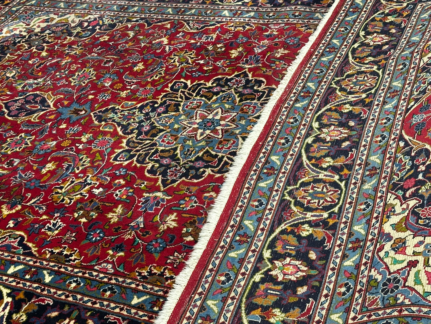 Orientteppich handgeknüpft Sarough beste Wolle 300x200 cm