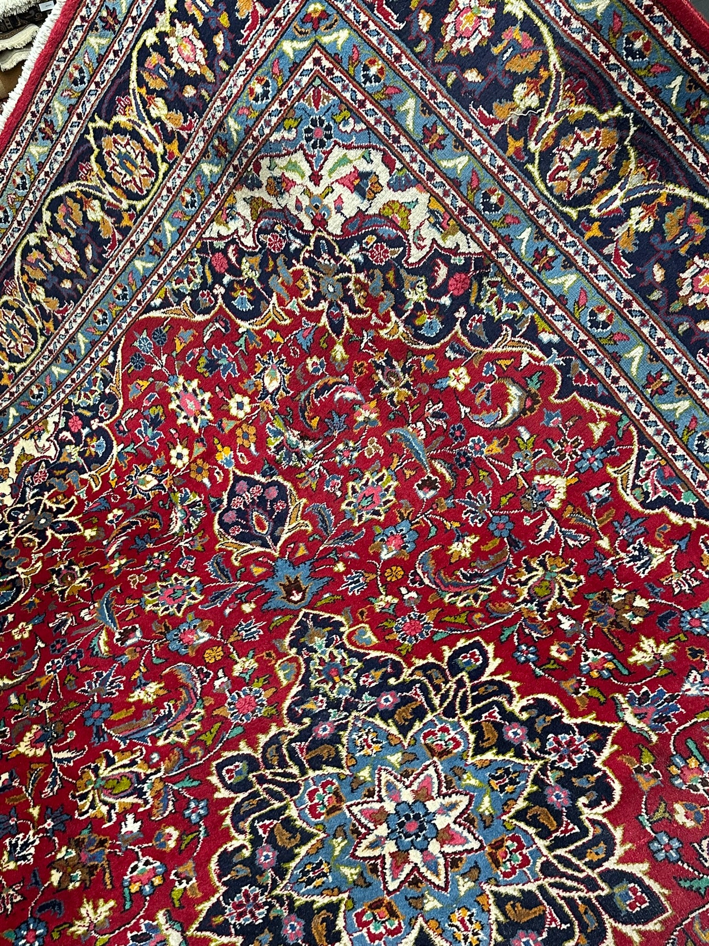 Orientteppich handgeknüpft Sarough beste Wolle 300x200 cm