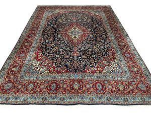 Orientteppich handgeknüpft Keschan Medaillon 400x300 cm