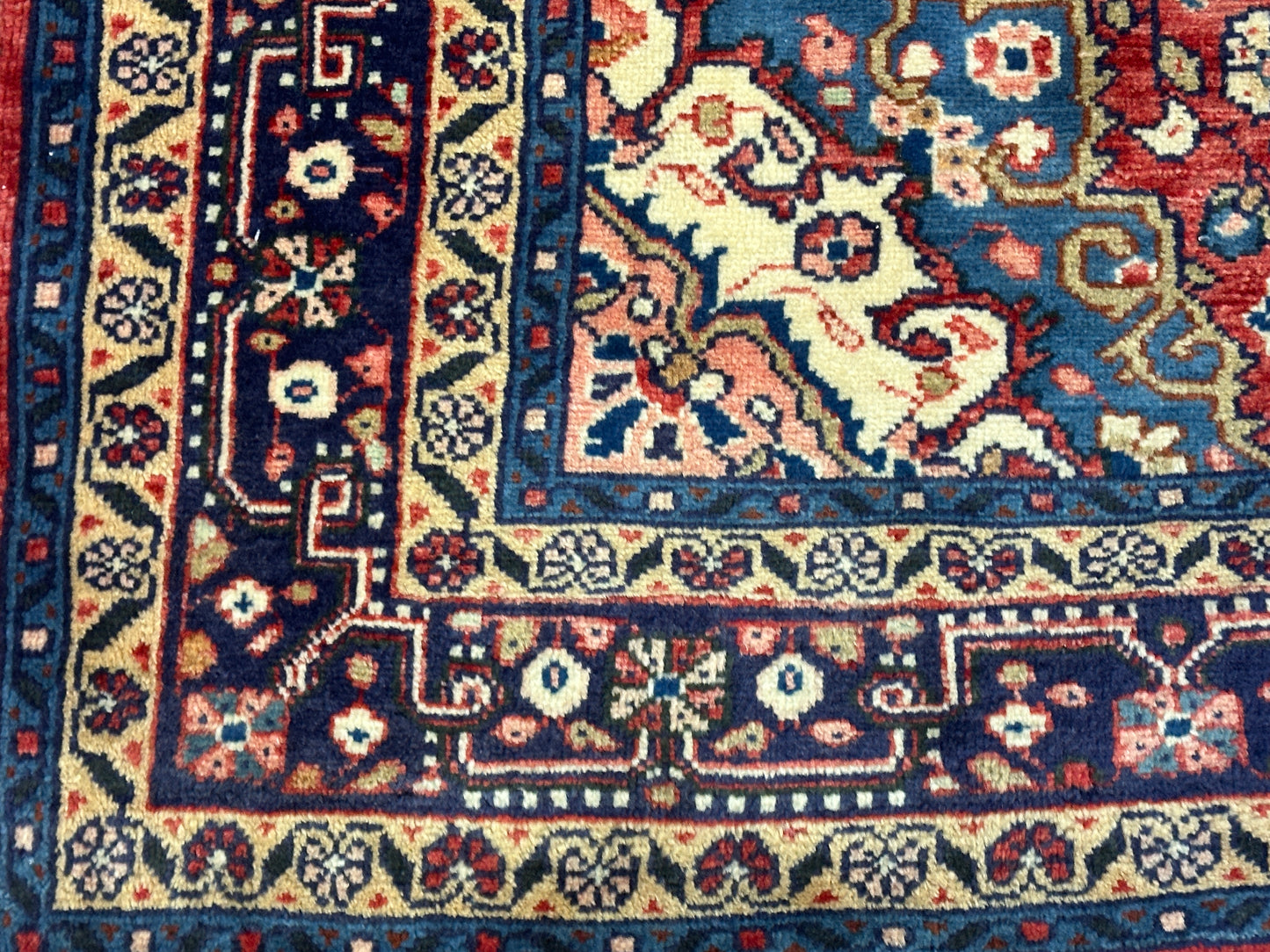 Handgeknüpfter Perser Orientteppich Sarouk Malayer 210x135 cm