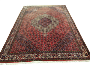 Orientteppich handgeknüpft Bidjar Korkwolle 340x255 cm