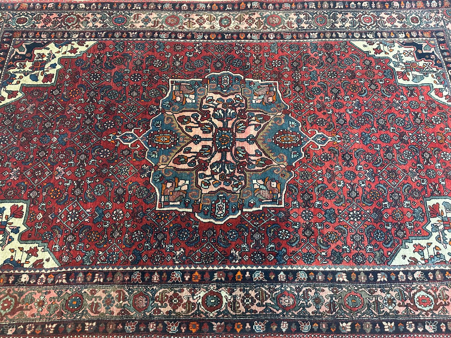 Handgeknüpfter Perser Orientteppich Bidjar 220x140 cm