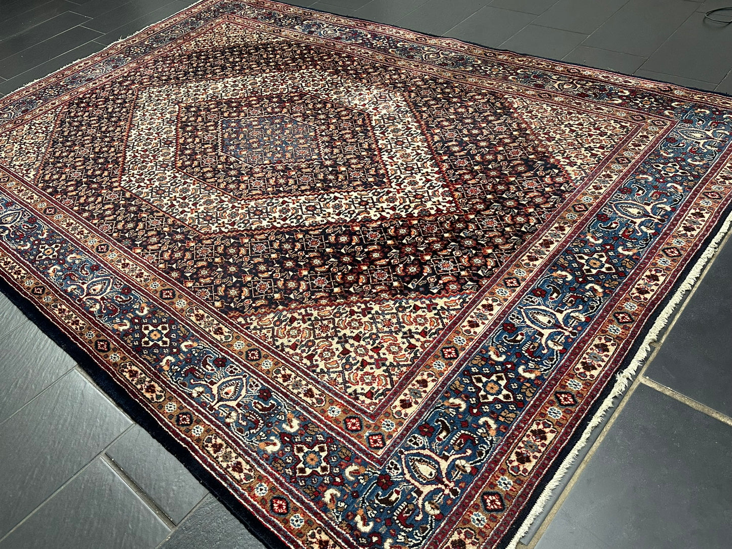 Orientteppich handgeknüpft Bidjar 315x217 cm