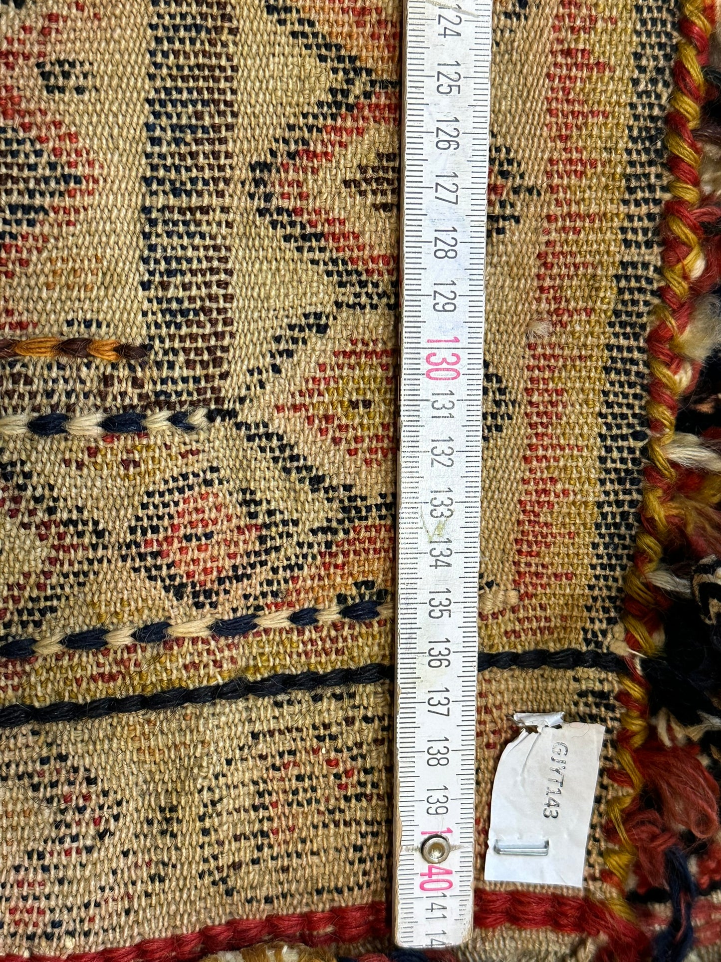 Orientteppich handgeknüpft 155x67 Bachtiar Muster antiker