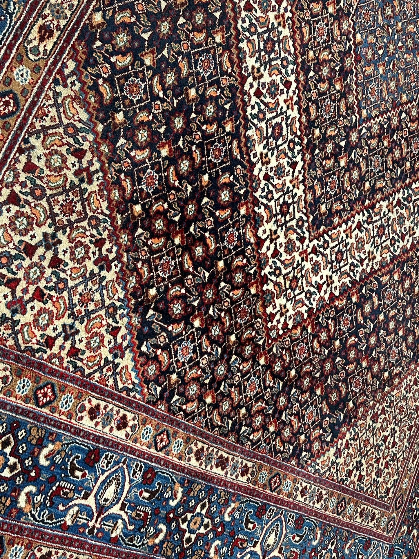 Orientteppich handgeknüpft Bidjar 315x217 cm