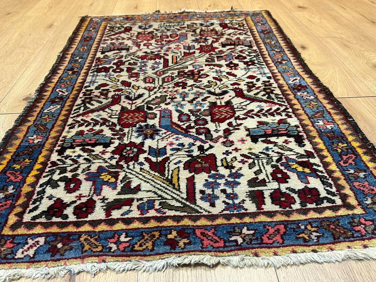 Orientteppich handgeknüpft Bachtiar 120 x 77 cm