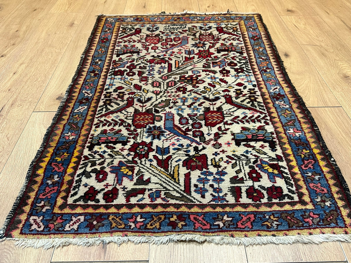 Orientteppich handgeknüpft Bachtiar 120 x 77 cm