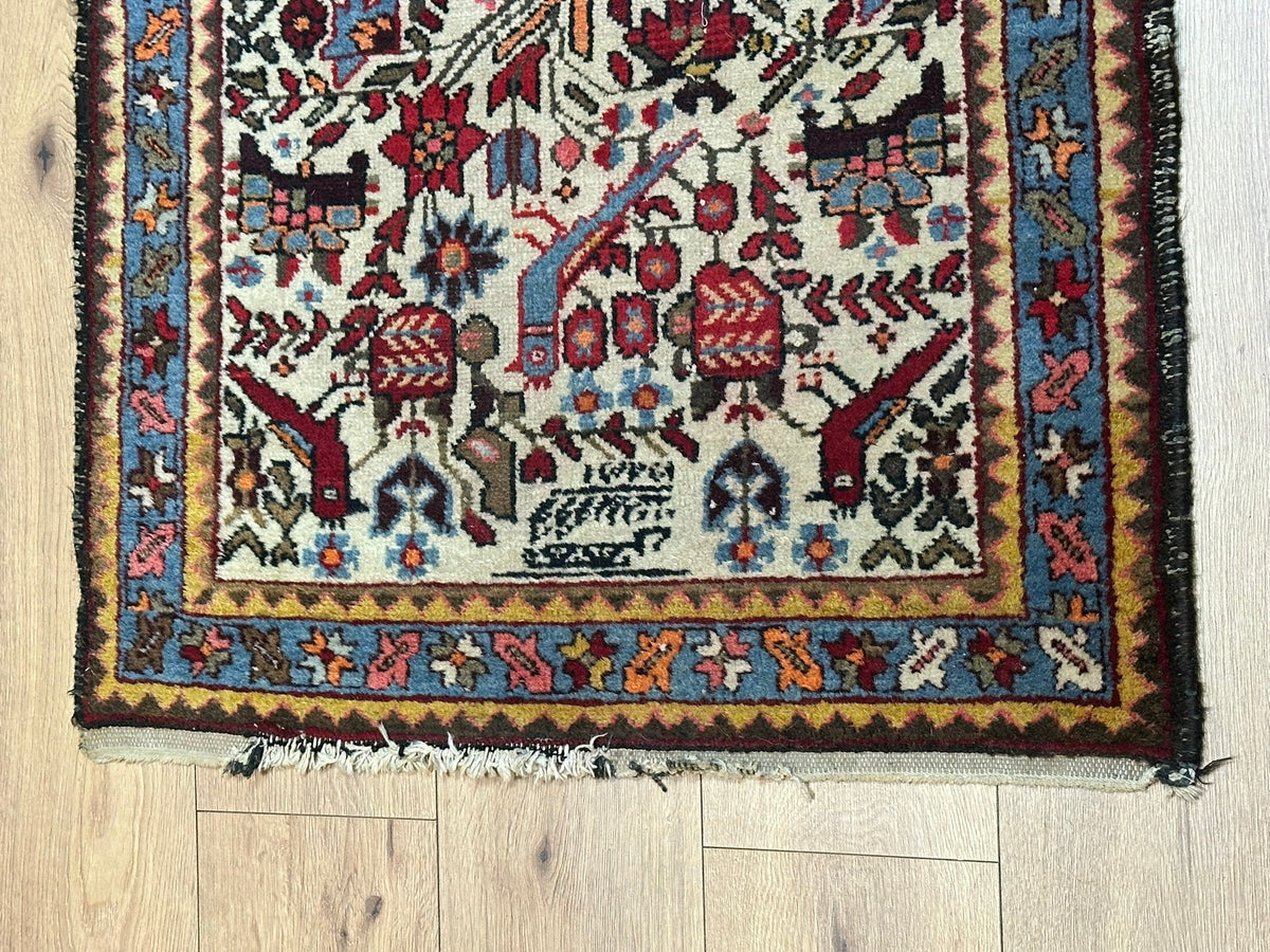 Orientteppich handgeknüpft Bachtiar 120 x 77 cm