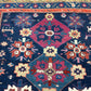 Orientteppich handgeknüpft Kazak Antik 256x124 cm