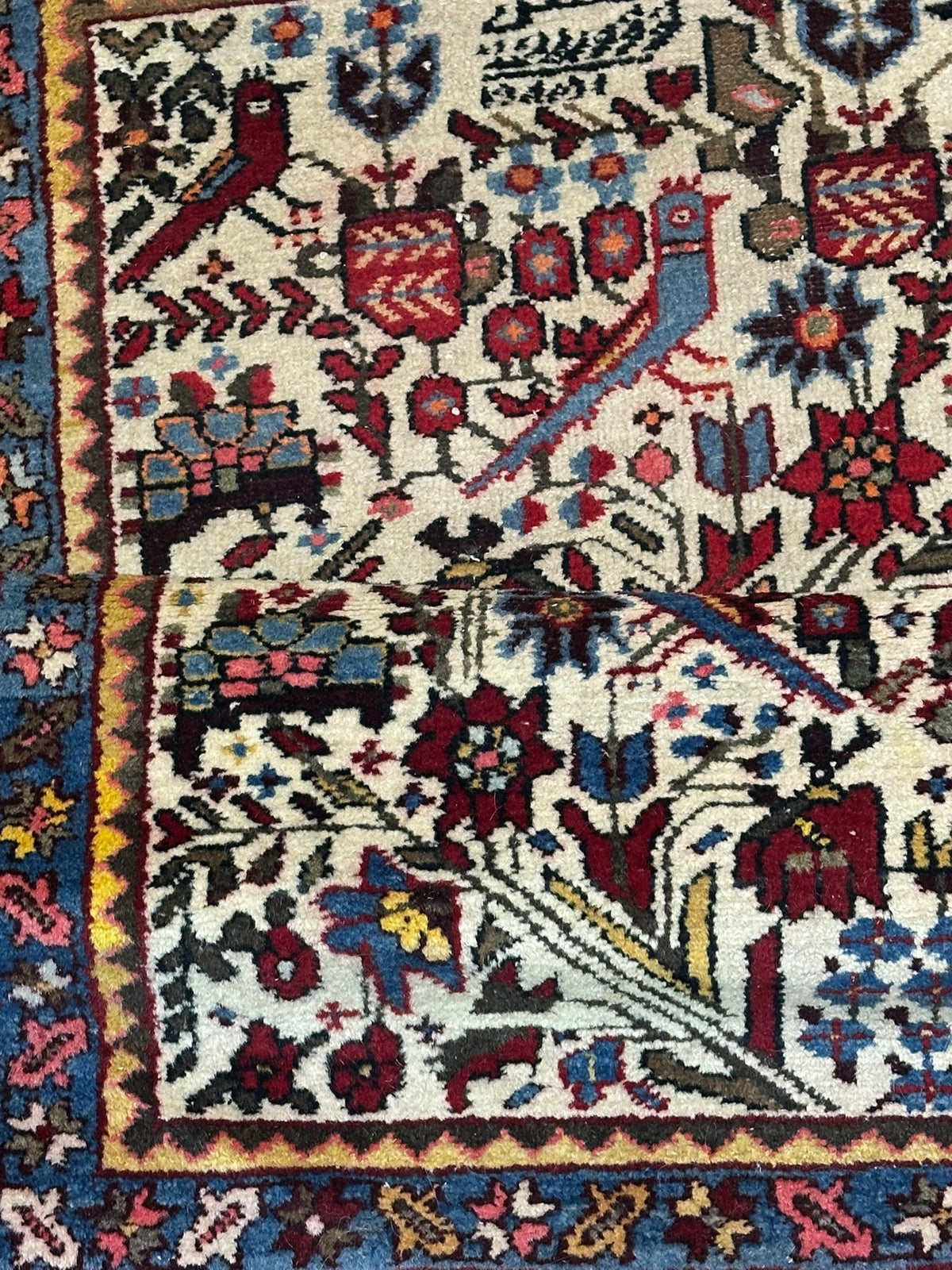 Orientteppich handgeknüpft Bachtiar 120 x 77 cm