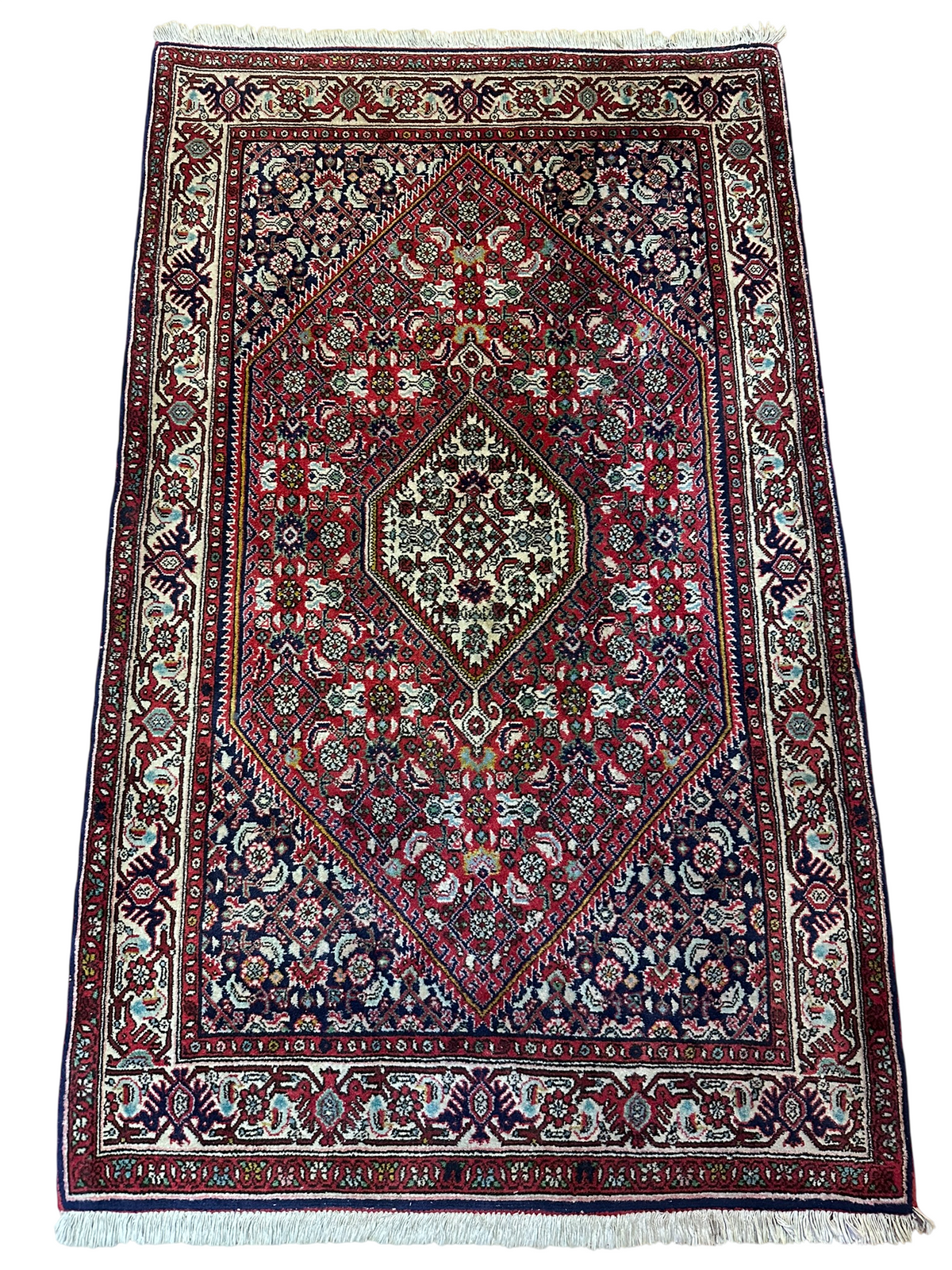Orientteppich handgeknüpft Bidjar 135 x 81 cm