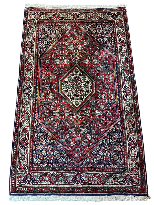 Orientteppich handgeknüpft Bidjar 135 x 81 cm