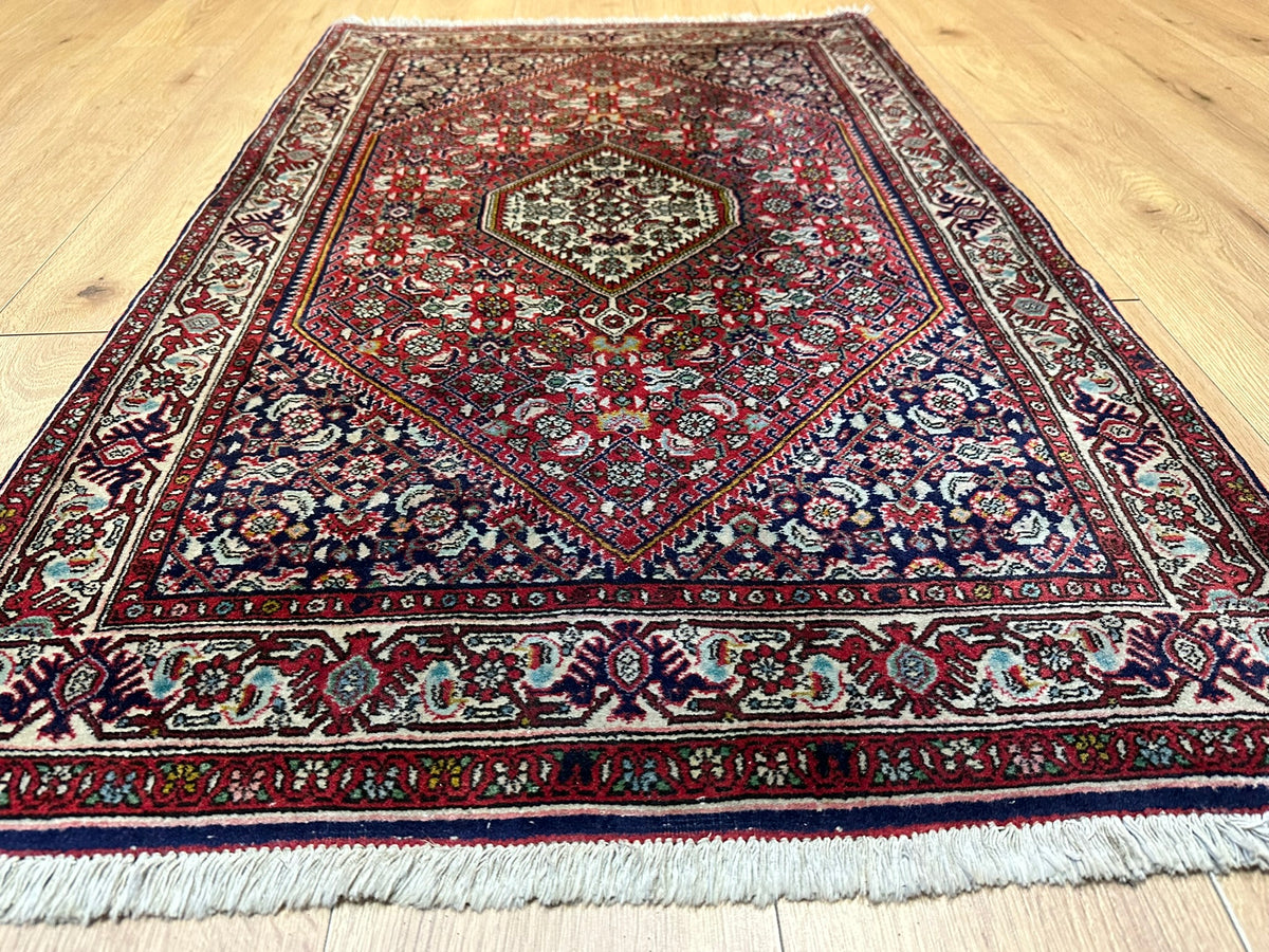 Orientteppich handgeknüpft Bidjar 135 x 81 cm