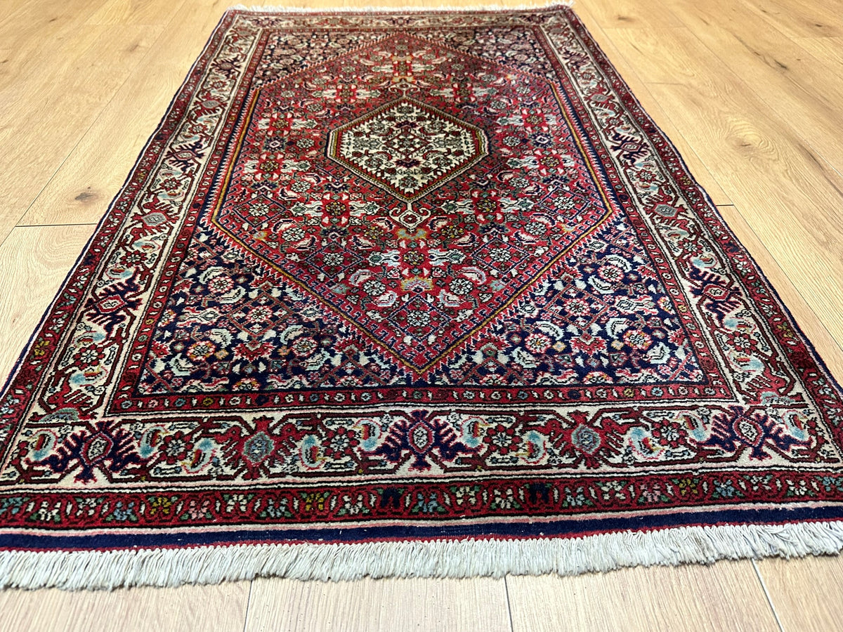 Orientteppich handgeknüpft Bidjar 135 x 81 cm