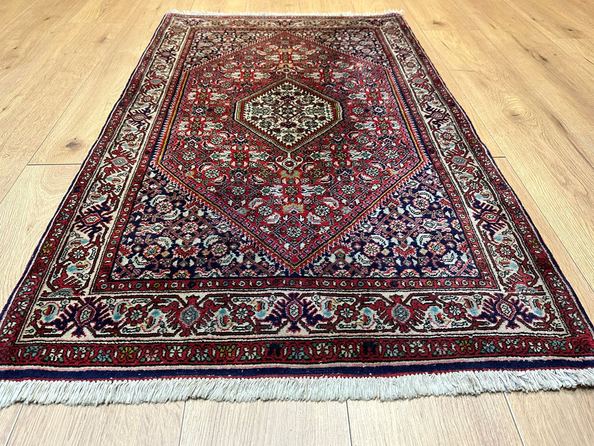 Orientteppich handgeknüpft Bidjar 135 x 81 cm