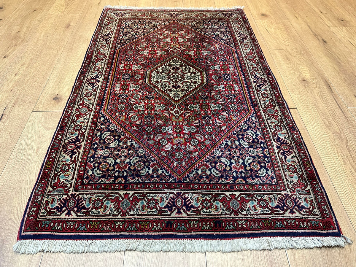 Orientteppich handgeknüpft Bidjar 135 x 81 cm