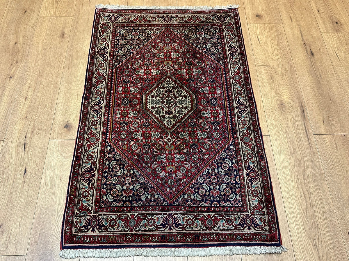 Orientteppich handgeknüpft Bidjar 135 x 81 cm