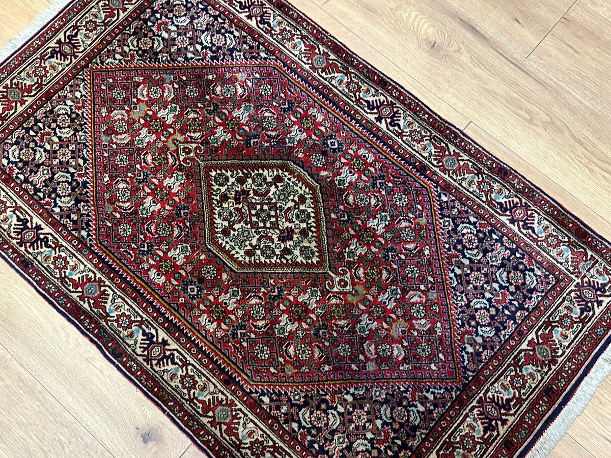 Orientteppich handgeknüpft Bidjar 135 x 81 cm