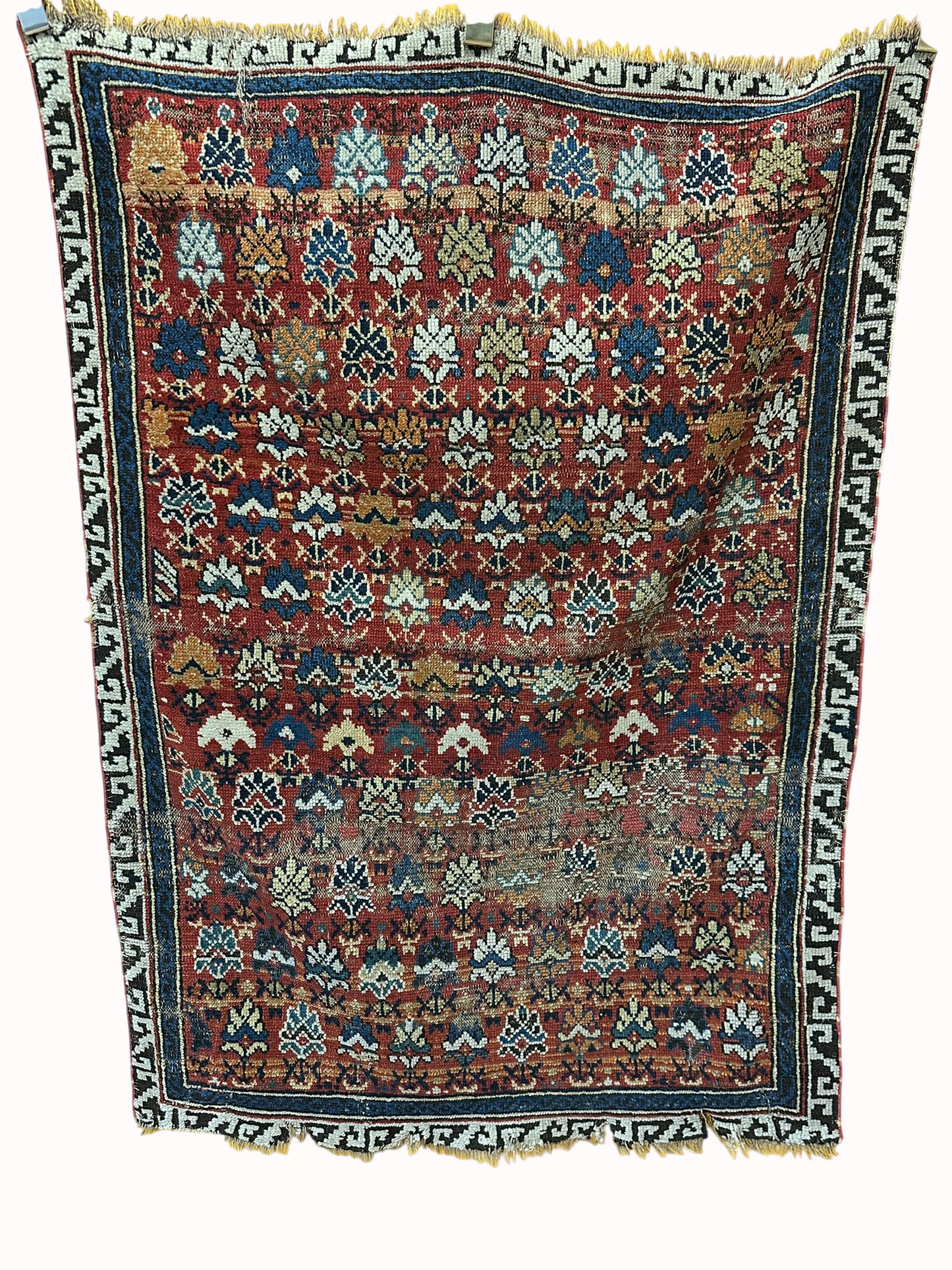Handgeknüpfter Bergama Teppich 137x97 Antikes Muster aus der Türke