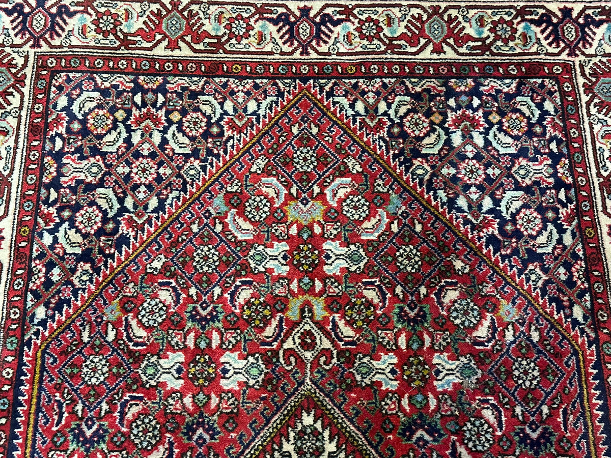 Orientteppich handgeknüpft Bidjar 135 x 81 cm