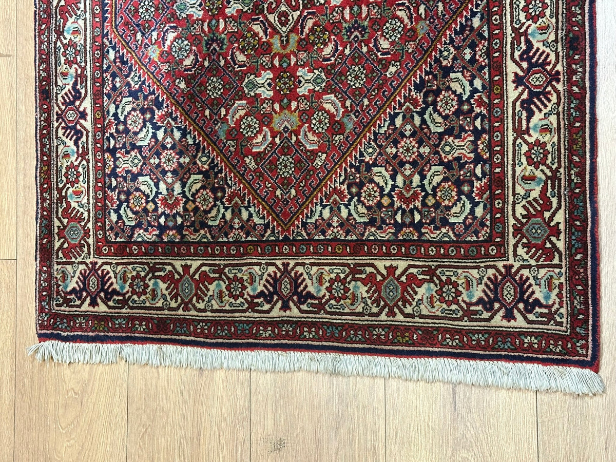 Orientteppich handgeknüpft Bidjar 135 x 81 cm