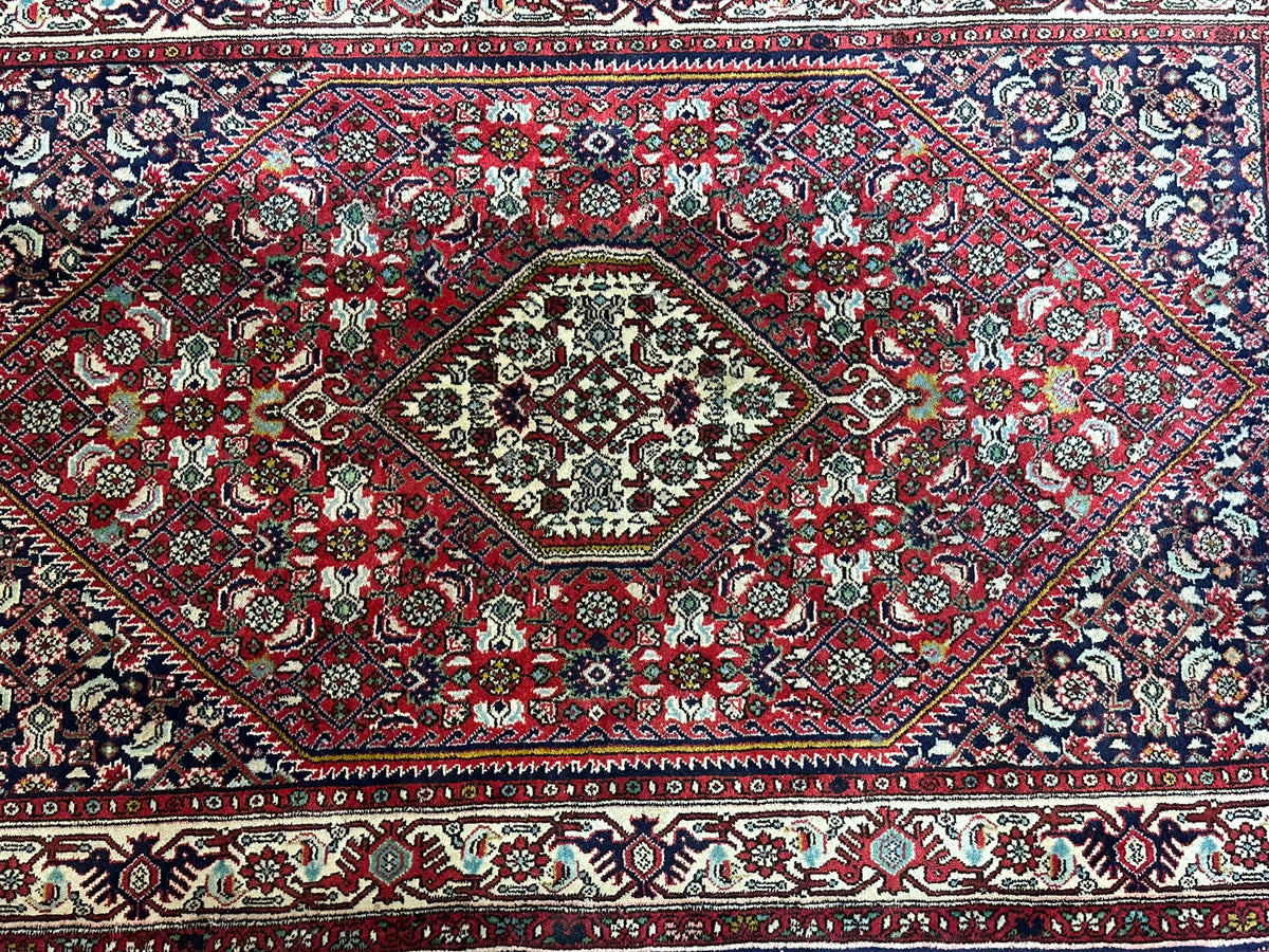 Orientteppich handgeknüpft Bidjar 135 x 81 cm
