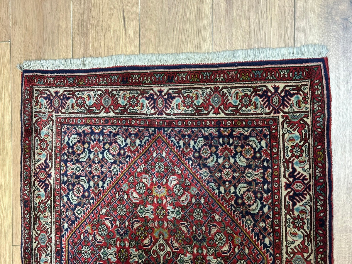 Orientteppich handgeknüpft Bidjar 135 x 81 cm