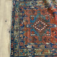 Antiker Orientteppich handgeknüpft  Heriz Läufer naturfarben 250x90 cm