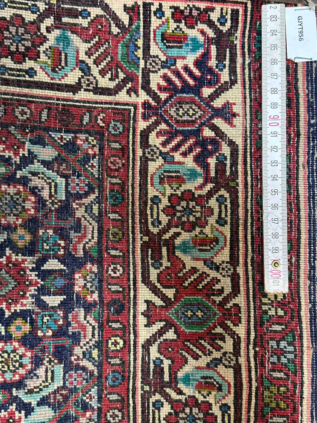 Orientteppich handgeknüpft Bidjar 135 x 81 cm