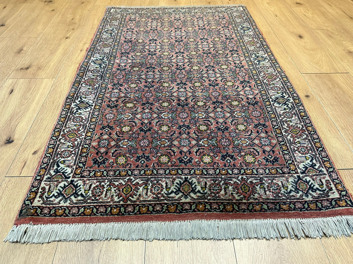 Orientteppich handgeknüpft Bidjar 138 x 83 cm
