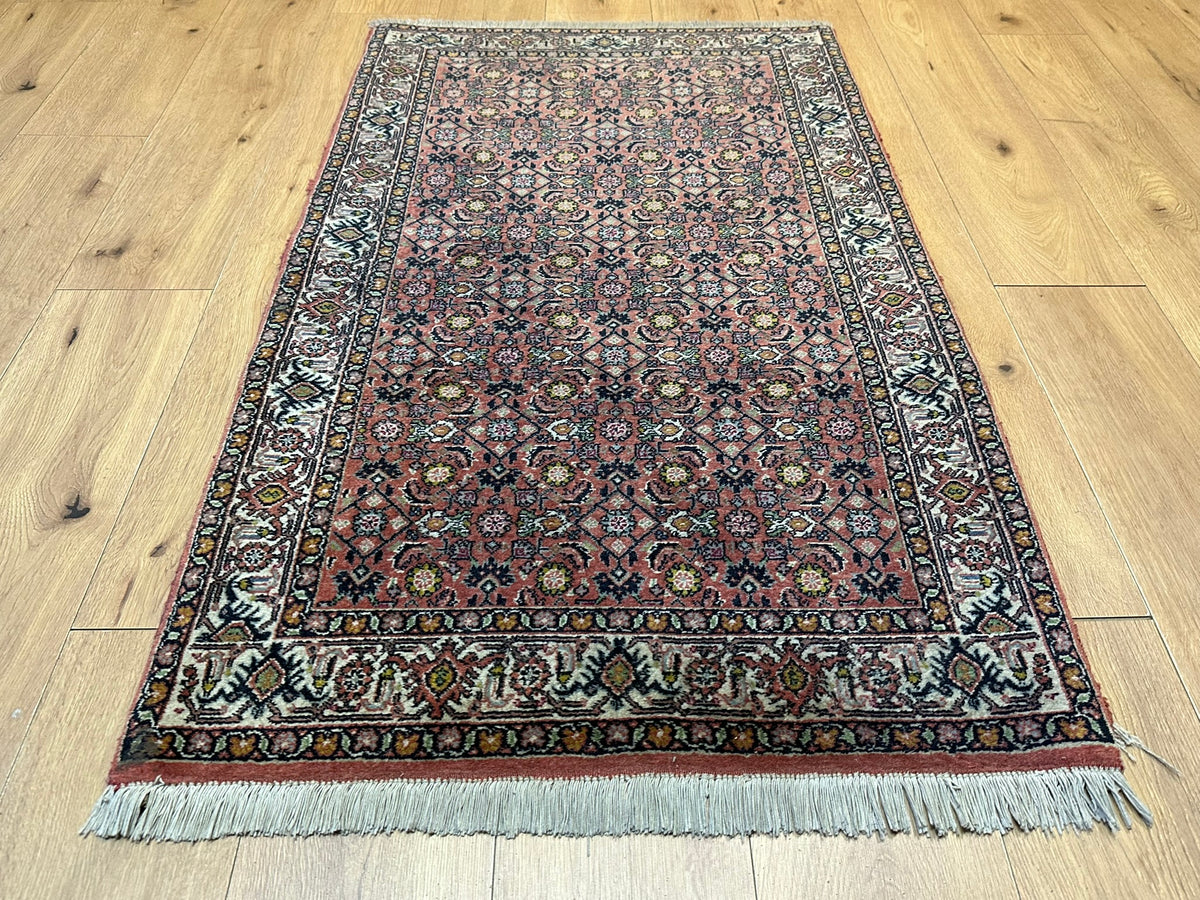 Orientteppich handgeknüpft Bidjar 138 x 83 cm