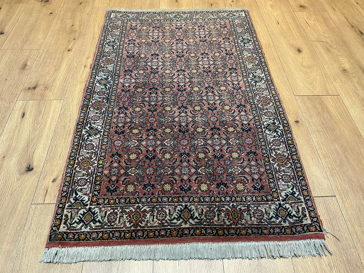 Orientteppich handgeknüpft Bidjar 138 x 83 cm