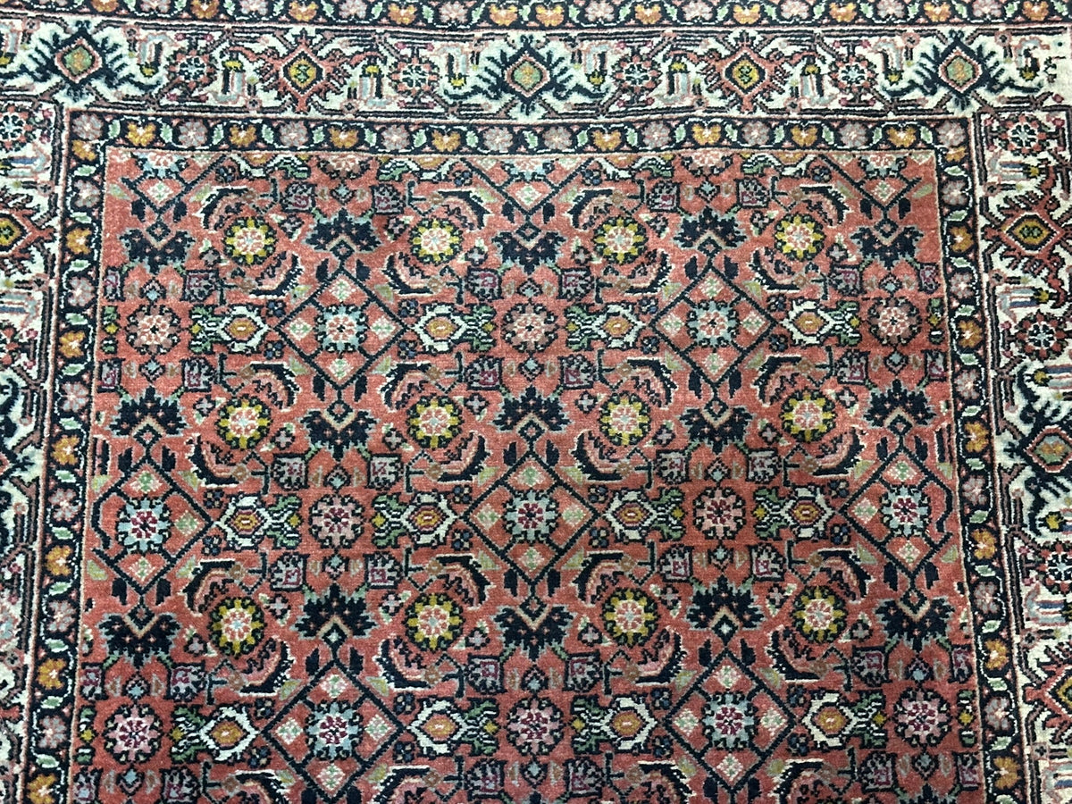 Orientteppich handgeknüpft Bidjar 138 x 83 cm