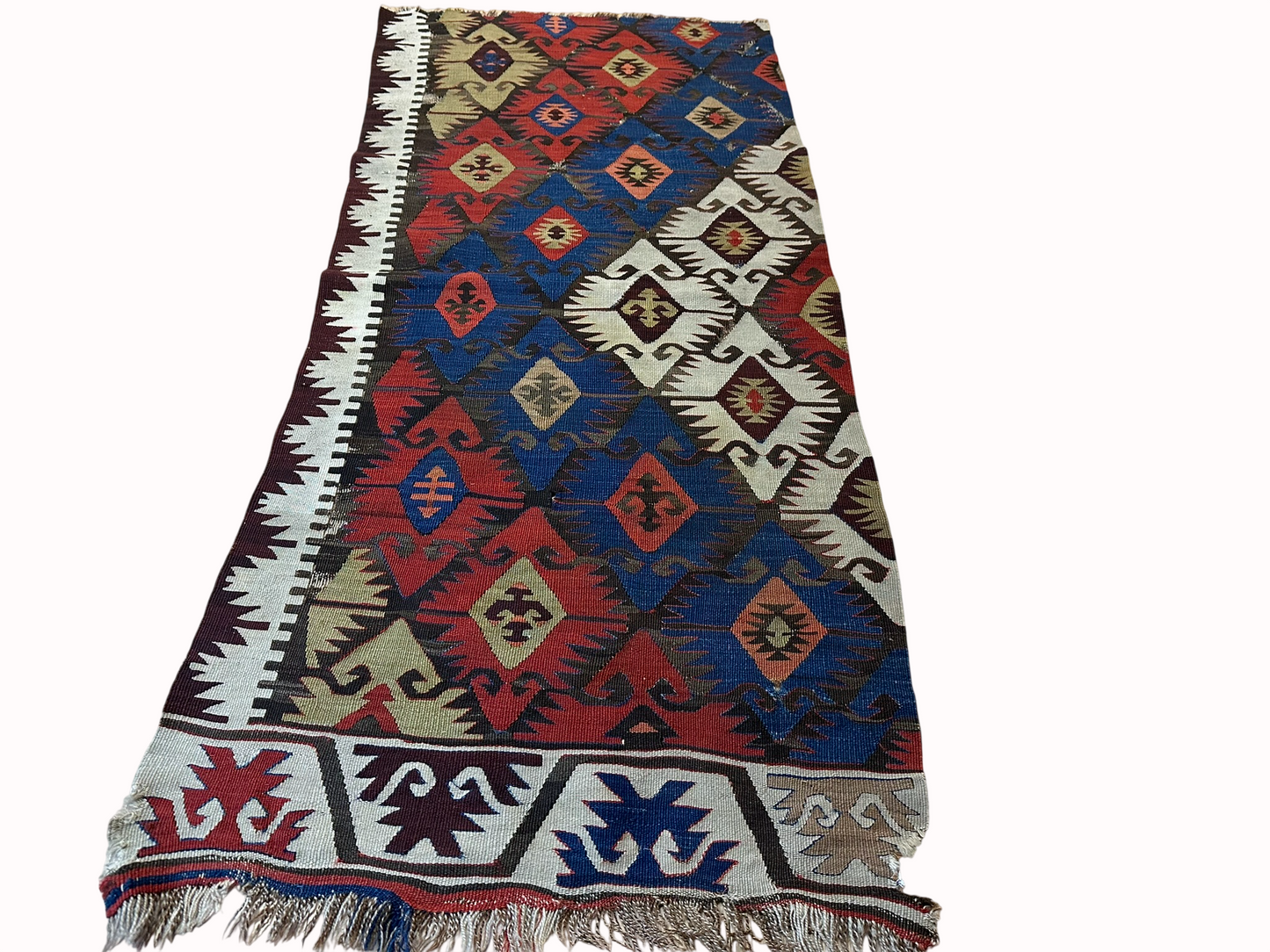 Orientteppich handgeknüpft Kelim Antik 168x80 cm
