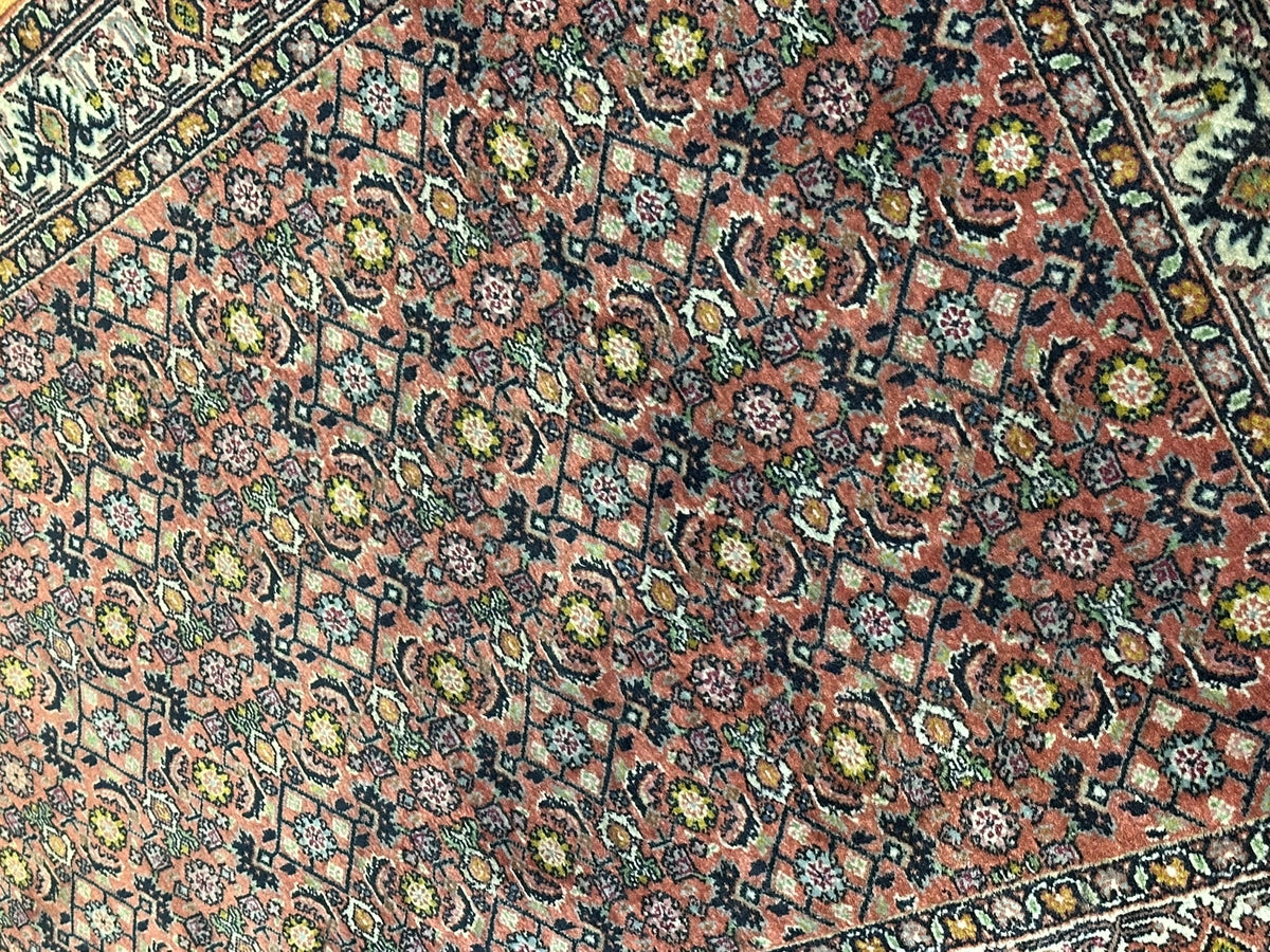 Orientteppich handgeknüpft Bidjar 138 x 83 cm