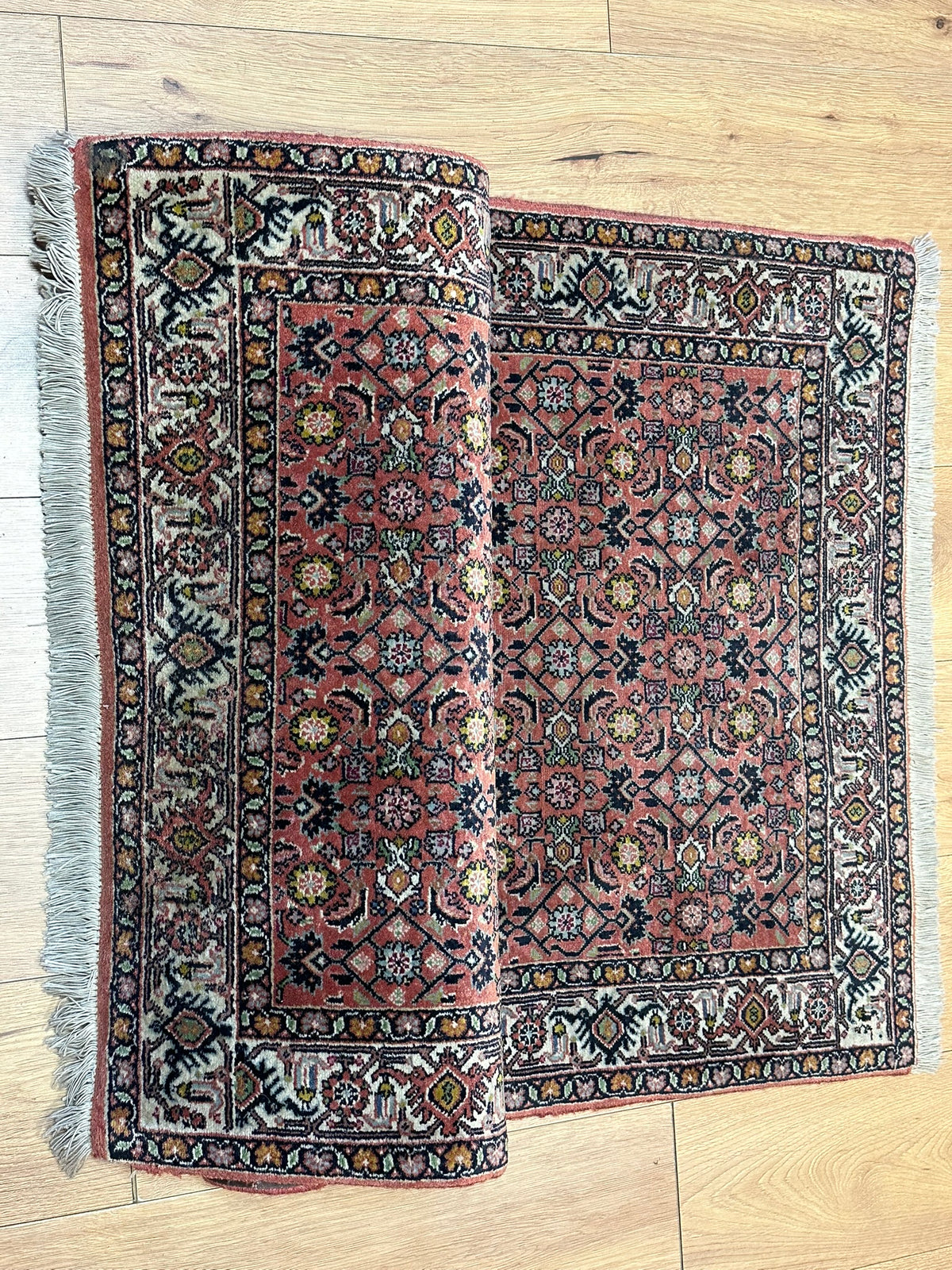 Orientteppich handgeknüpft Bidjar 138 x 83 cm
