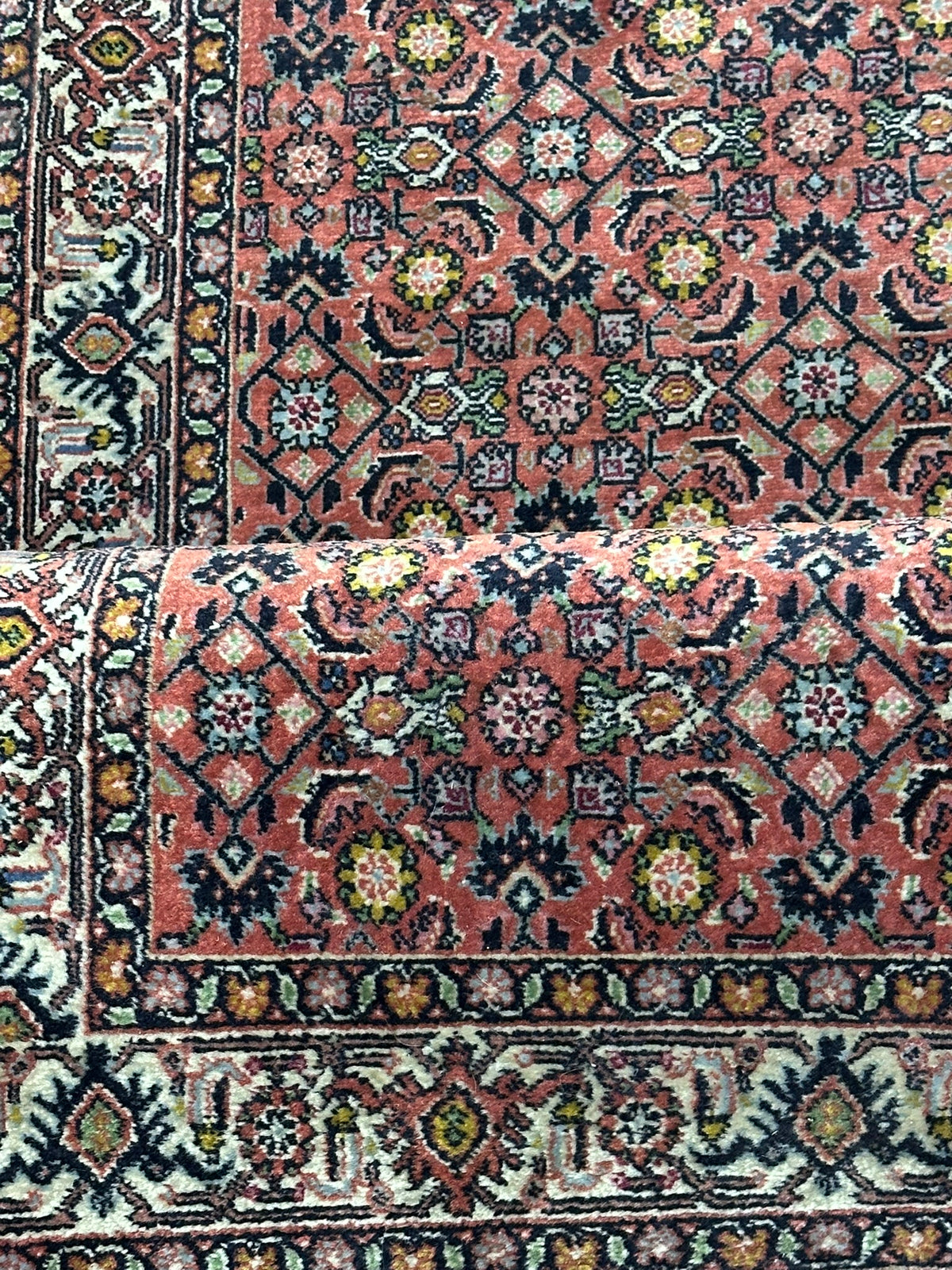 Orientteppich handgeknüpft Bidjar 138 x 83 cm