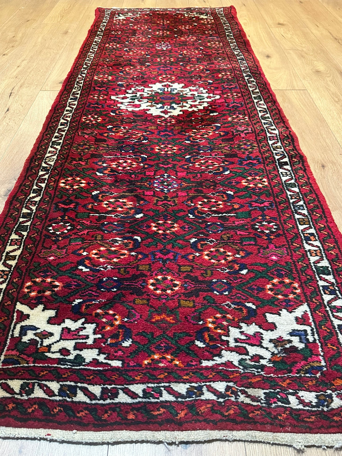 Orientteppich handgeknüpft Bidjar 225 x 75 cm