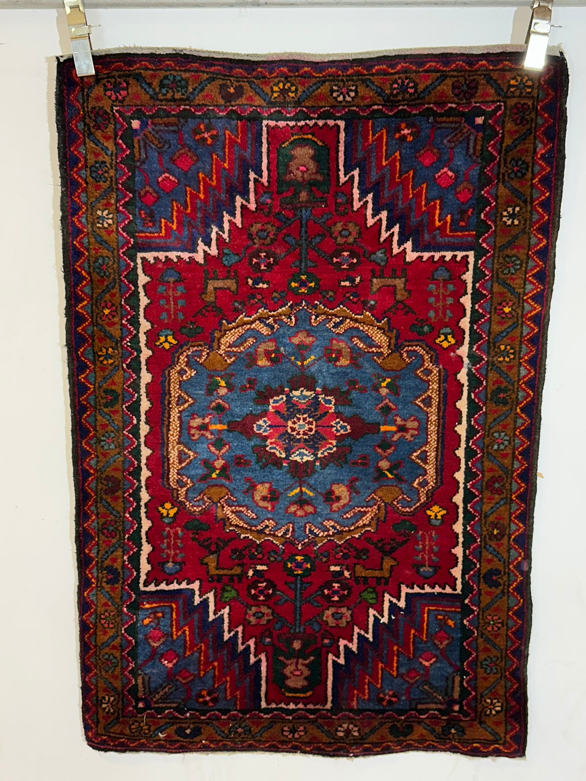Orientteppich handgeknüpft Hamadan Top 130x85 cm