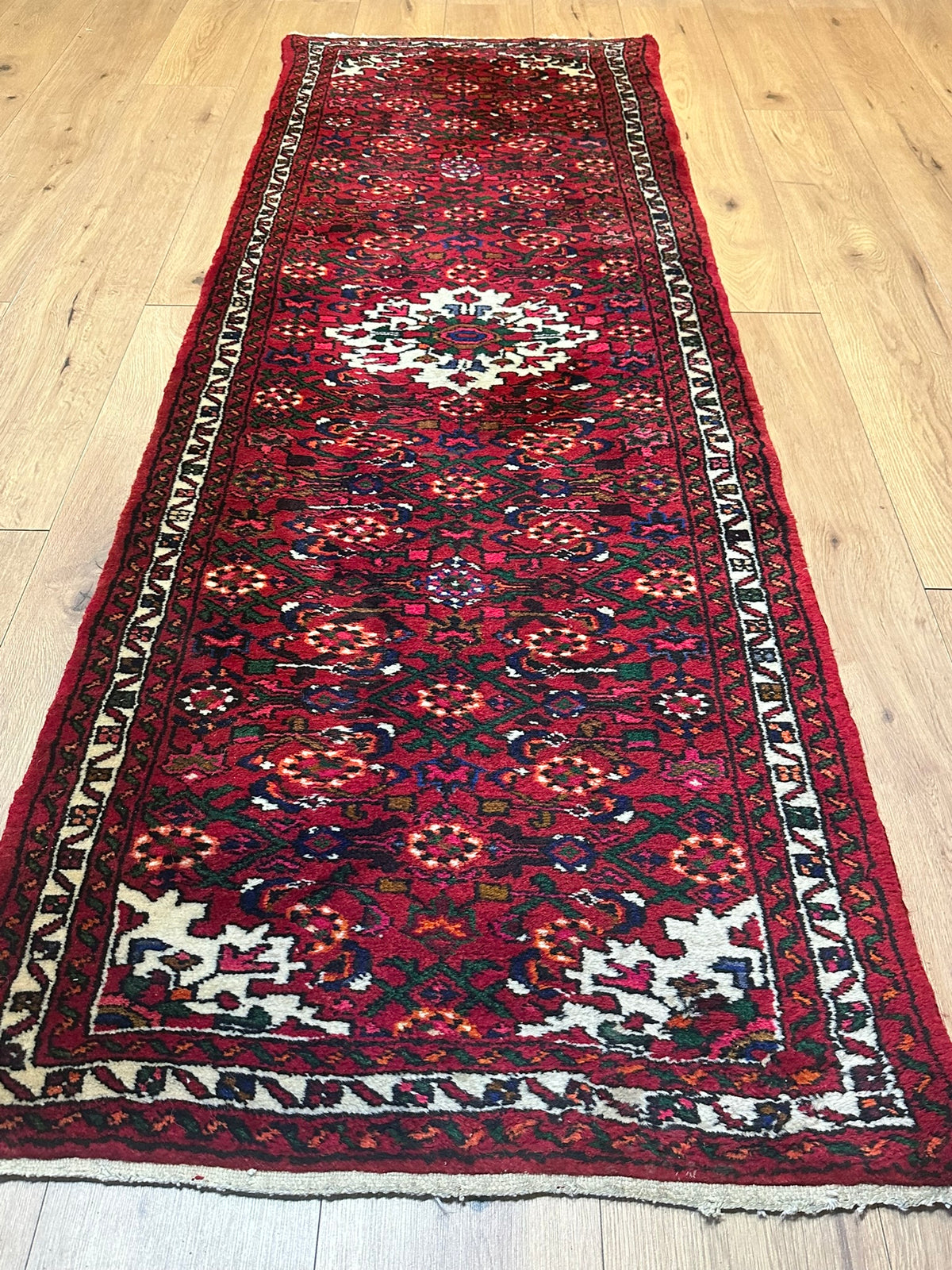 Orientteppich handgeknüpft Bidjar 225 x 75 cm