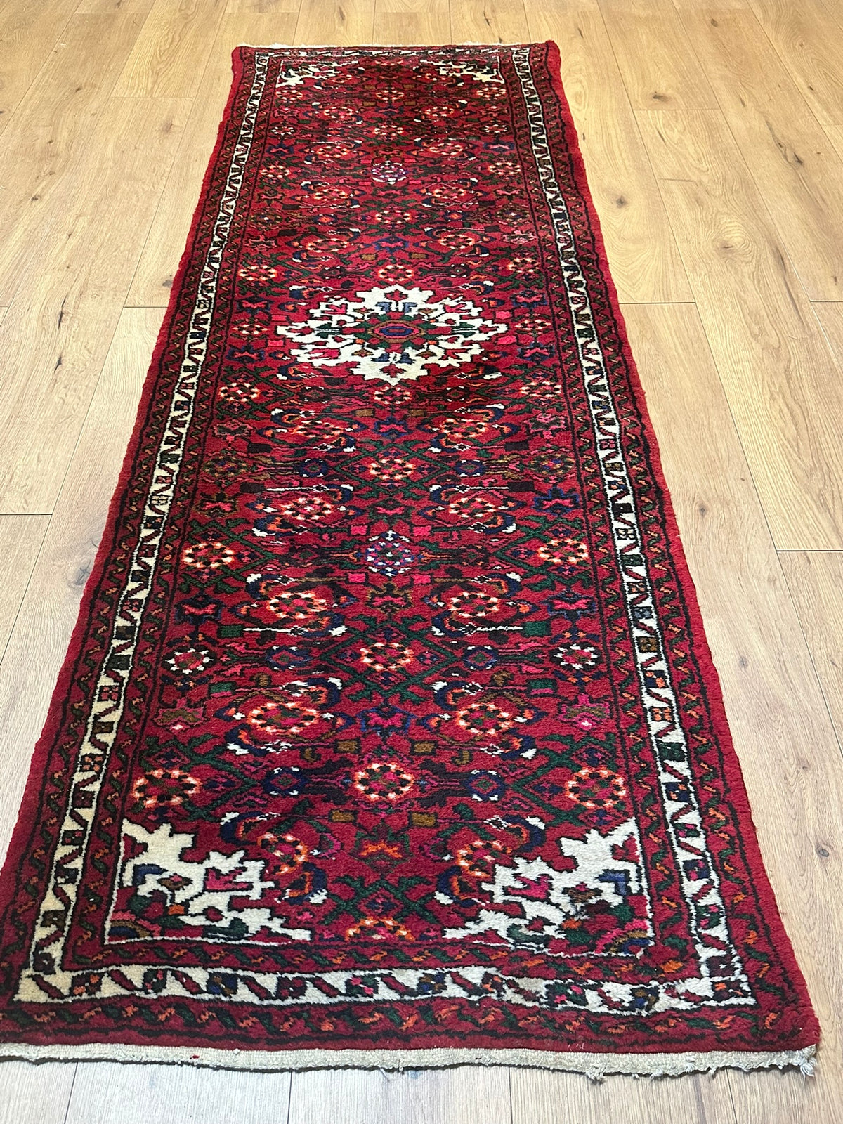Orientteppich handgeknüpft Bidjar 225 x 75 cm